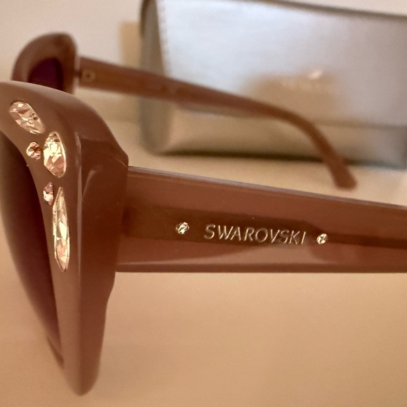 Swarovski Accessories - Swarovski Lilac Sunglasses with Crystal Details